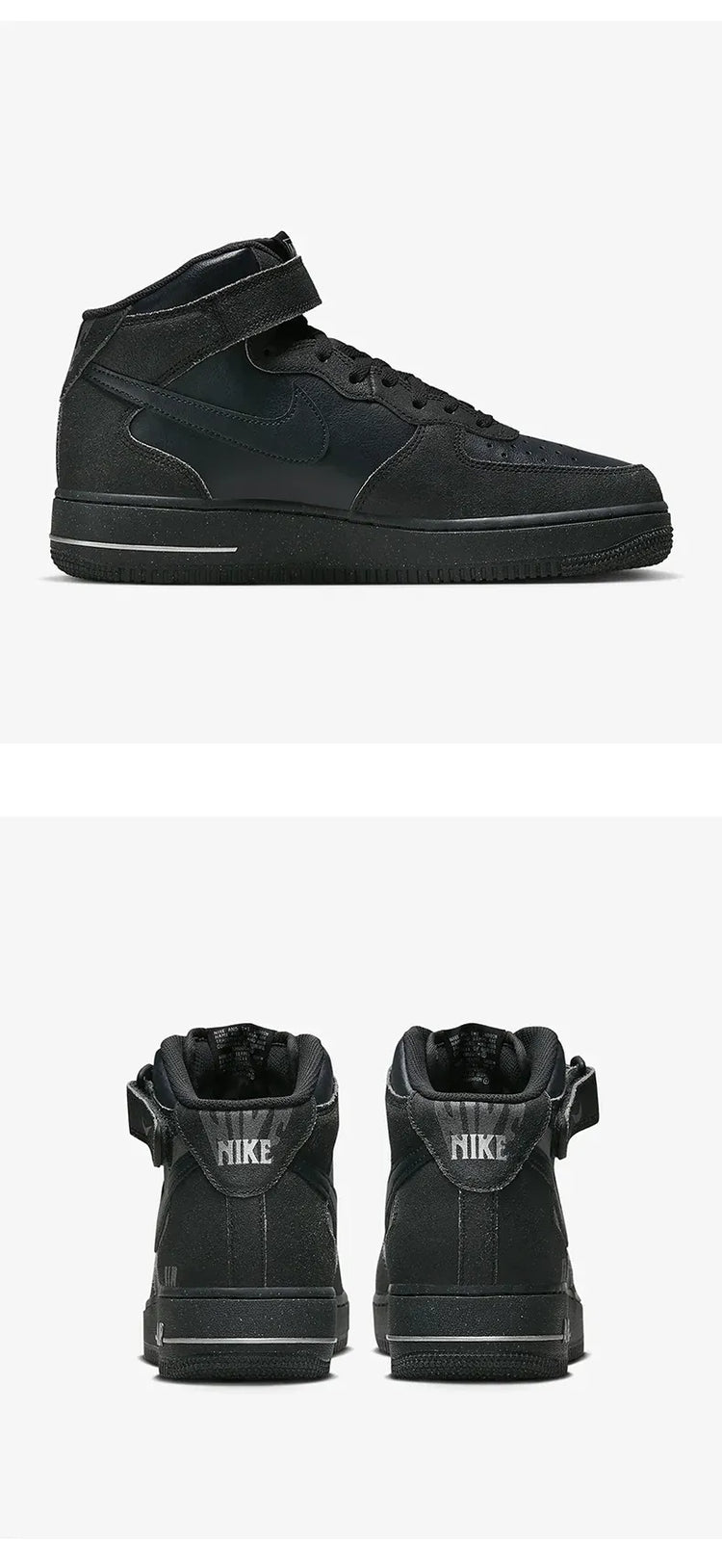 Nike genuine Air Force 1 Men's Casual Breathable Mid-Top Sneakers DQ7666-001