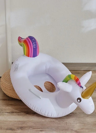 Rooxin Flamingo Nuoto Cerchio Bambino Infantile Galleggiante Piscina Anello di Nuoto Con Parasole Sedile Galleggiante Estate Spiaggia Piscina Festa Giocattoli