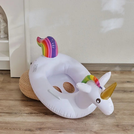 Rooxin Flamingo Nuoto Cerchio Bambino Infantile Galleggiante Piscina Anello di Nuoto Con Parasole Sedile Galleggiante Estate Spiaggia Piscina Festa Giocattoli