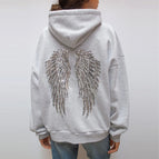 gray hoodie