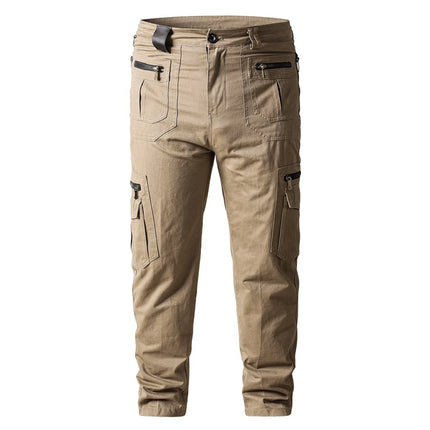 Cargo Pants Cotton Tactical Casual Pants Men Multi-Pockets Casual Pants Traninig Work Trousers For Man 2024 Plus Size 5XL