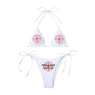Donne Sexy scheletro Y2k grafica costumi da bagno Bikini Set reggiseno cravatta laterale perizoma perizoma spiaggia e vestito costume da bagno costume da bagno costume da bagno platinumshop