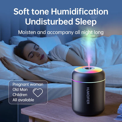 180ML Mini Umidificatore USB Elettrico Diffusore di Aroma Olio Essenziale Purificatore Aromaterapia Mist Maker Luci Per Auto Casa Camera Da Letto