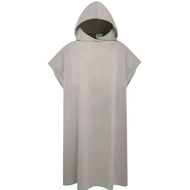 Poncho da surf Asciugamano fasciatoio Accappatoio con cappuccio Coperta da spiaggia in microfibra Asciugamano da bagno Asciugamano da spiaggia Muta Poncho da spiaggia per adulti