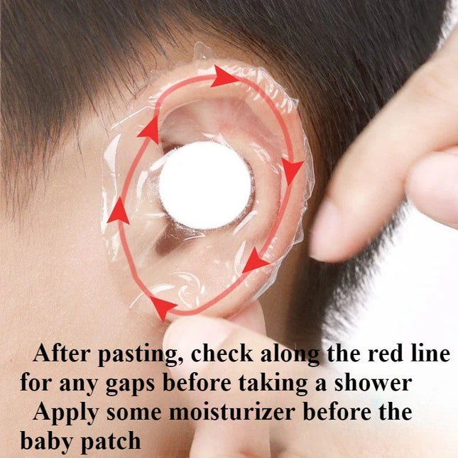 20 Pcs/Set Waterproof Ear Covers Ear Protector Bathing Device for Baby C