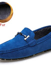 Pelliccia Blu Navy