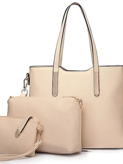Miss Lulu WOMEN'S Shoulder bag Set 3 Piece Large Handle bag Carry bag Tote Bag Women handbag Comfortable