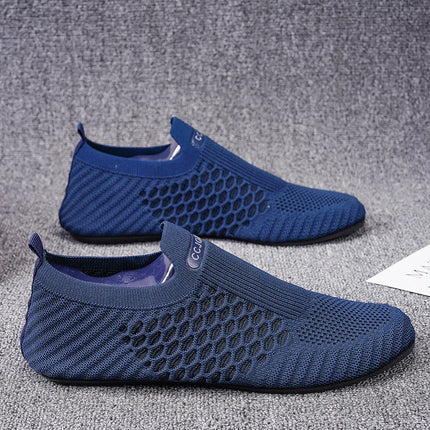 YRZL Mocassini da uomo Mocassini da guida Fondo sottile Scarpe basse da passeggio Mocassini casual antiscivolo traspiranti Scarpe estive da uomo
