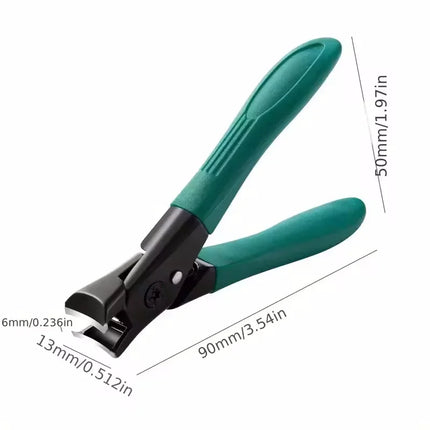 Professional Stainless Steel Nail Clippers Set for Thick Nails Anti-Splash Sharp Trimmer Nail Pedicure Manicure Tools for Men 2028