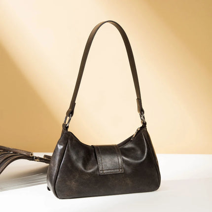Nuova Borsa Sottospalla in Pelle da Donna, Borsa a Tracolla Trendy per Signore