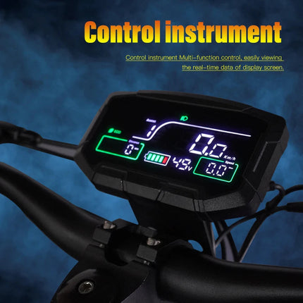 Monopattino elettrico pieghevole GELEIPU Z1 con motore da 1200W, batteria 48V20AH, multi-terreno, e-scooter per adulti per la guida all'aperto. platinumshop