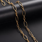 Gold 8mm Wide / 36cm 14inch