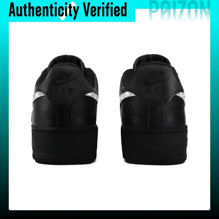 Nike Air Force 1 Skate Shoes Men's Low-top Black/Silver CW2288-001(Team1921-)