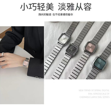 Orologio da donna di lusso Orologio da polso al quarzo da donna con cintura in acciaio alla moda delle migliori marche Montre Femme Bellissimi regali Orologi da donna di lusso platinumshop