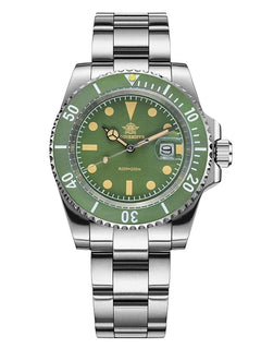 ADDIESDIVE 41mm Men's Quartz Watch Mineral Glass 200m Water Resistance Luminous Hands/Markers Japanese Movement Business Style