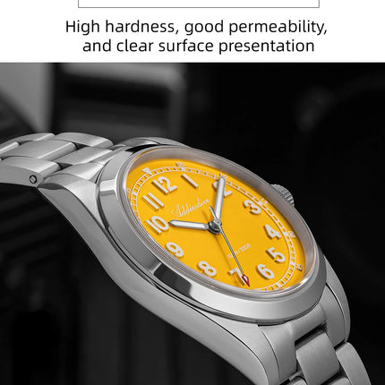 ADDIESDIVE Luxury Men's Watch 100m Water Resistance Sapphire Glass BGW9 Super Luminous Quartz Movement Stainless Steel Bracelet