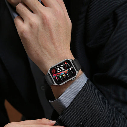 2025 Trattamento laser Tre Smartwatch alti 1.95 "Schermo curvo in zaffiro ECG + PPG Grasso nel sangue Acido urico Diagnosi salute Smartwatch platinumshop