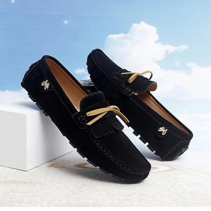 Scarpe di lusso da uomo Coppia mocassini in pelle scamosciata fatti a mano da donna Scarpe basse da guida Scarpe slip-on Mocassini comodi Scarpe casual da uomo