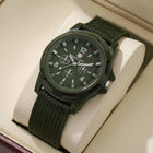 Orologi militari da uomo casual Orologio da polso sportivo al quarzo Cinturino in nylon Orologio da uomo Relogio Masculino (senza scatola) platinumshop
