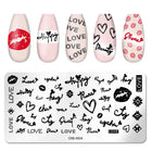 Nail Art Templates Stamping Plate Design Flower Leaf Butterfly Christmas Lace Stamp Templates Plates Image Manicure Accessories