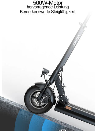 Monopattino Elettrico JOYOR Y8-S per Adulti, 500W 48V26Ah, 25km/h, Ruote da 10 Pollici, Pieghevole, Magazzino in Germania, Certificato CE ABE