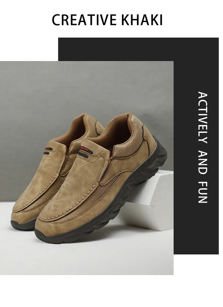 Scarpe Casual in pelle da uomo mocassini traspiranti Sneakers da uomo 2024 nuove scarpe da ginnastica piatte in pelle comode da uomo scarpe da uomo