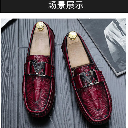 Nuove Scarpe Casual da Uomo Slip-On con Suola Morbida 2026, Stile Britannico Versatile e di Tendenza, Mocassini Comodi e Abbinabili a Tutto