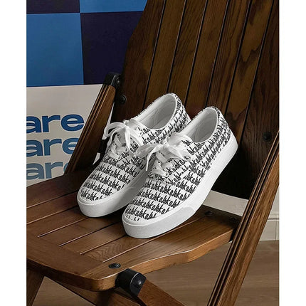 Designer Canvas Casual shoes for men  Flats Vulcanized Shoes Original printed sneakers male Skateboard street shoes men Tennis