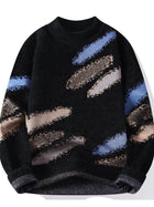 Men's New Fall and Winter Sweater Bottoming Shirt Men's O Neck Design Comfortable Lazy Windproof Warm Pullovers Men's R126