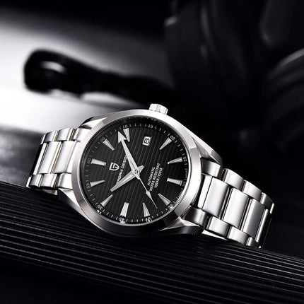 PAGANI DESIGN A150 40MM Orologio meccanico automatico da uomo con vetro zaffiro, sportivo, subacqueo, in acciaio inossidabile, impermeabile, per uomo