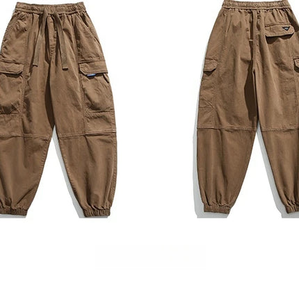 High Quality Cotton Cargo Pants For Men Japanese Streetwear Plus Size Tactical Pants Harajuku Casual Joggers Fashion Trousers