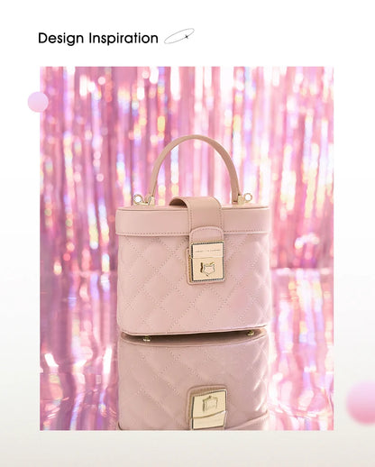 FOXER Split Leather Women's Box Mini Handbag Fashion Brand Crossbody Shoulder Bag Lady Messenger Bag Elegant Small Tote