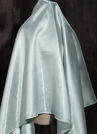 Tessuto Satinato Liquido Lucido di Lusso Riflettente Effetto Galassia per Abiti da Sposa e Design di Abiti alla Moda