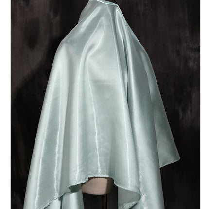 Tessuto Satinato Liquido Lucido di Lusso Riflettente Effetto Galassia per Abiti da Sposa e Design di Abiti alla Moda