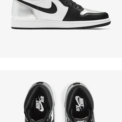 Scarpe da basket classiche Nike Authentic Air Jordan 1 da donna CD0461-001 platinumshop