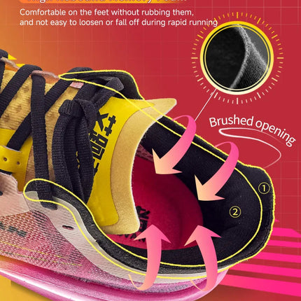 IRUNSVAN Rehuo 1.0 Full Length Carbon Plate Running Shoes  Marathon Ultra Lightweight Men's  24028 PlatiNum