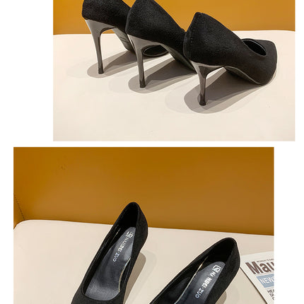 Donne Nuovi Sandali Con Tacco Medio Nero 6-8-10 cm A Punta Tacco Sottile Baotou Banchetto Scarpe Con Tacco Alto Scarpe Da Donna Tacones Mujer