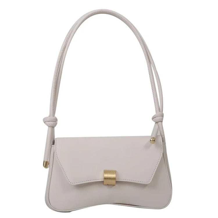 Borsa a Spalla da Donna dal Design Semplice, Resistente in Pelle PU, Borsa Tote per il Pendolarismo, Borsetta Portatile per Uso Quotidiano
