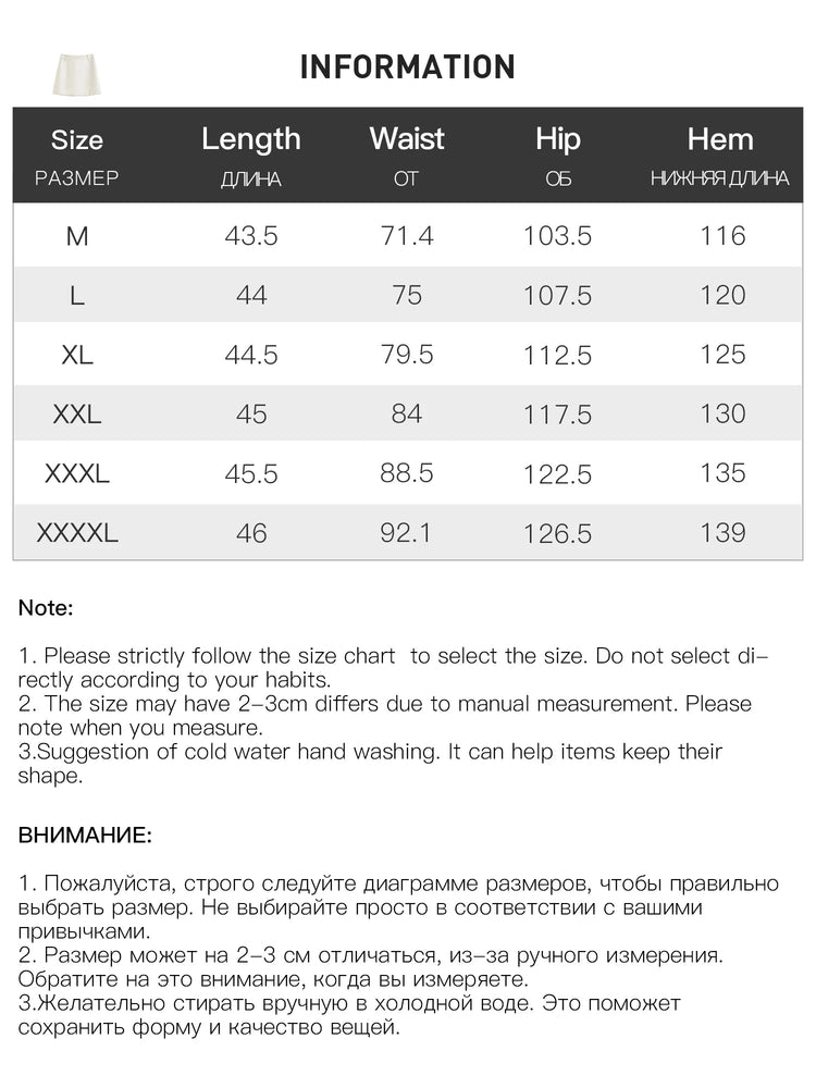DUSHU Classic Long and Short Elastic Waist A-line Skirt 2025 Winter Skirt for Women Solid Simple Commuting Office Ladies College PlatiNum