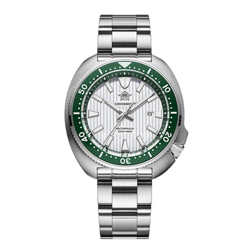ADDIESDIVE AD2507 Sapphire Glass Men‘s Watch 20Bar Waterproof Window Display Reloj Hombre BGW9 Super Luminous Quartz Watch
