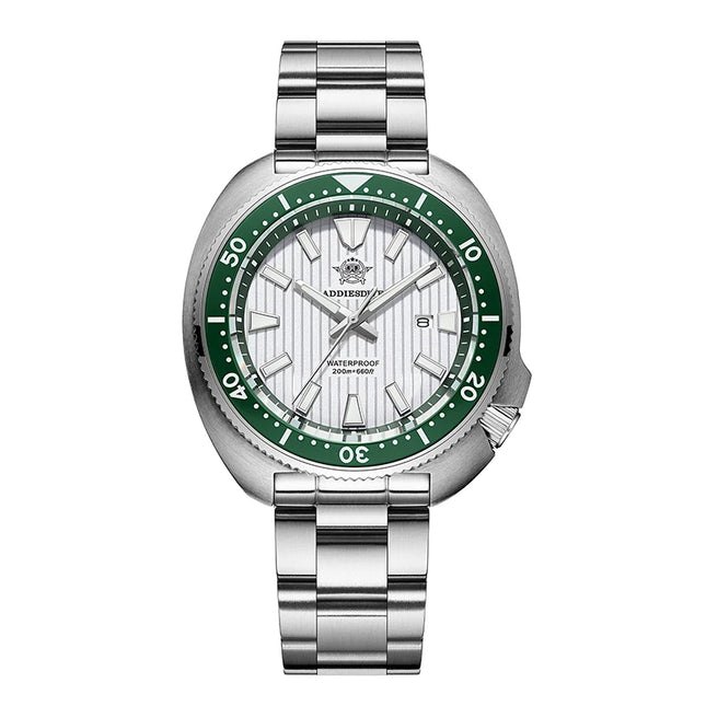 ADDIESDIVE AD2507 Sapphire Glass Men‘s Watch 20Bar Waterproof Window Display Reloj Hombre BGW9 Super Luminous Quartz Watch