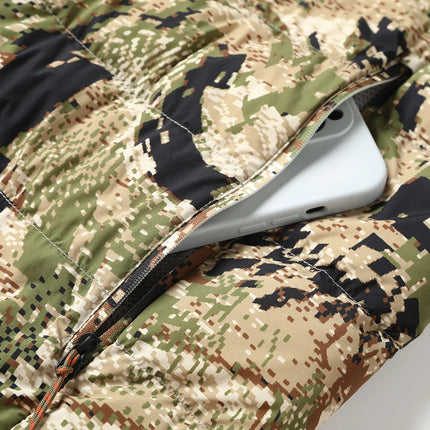 Men's Kelvin Light Down Jacket Winter Camouflage Fishing Hunting Suit