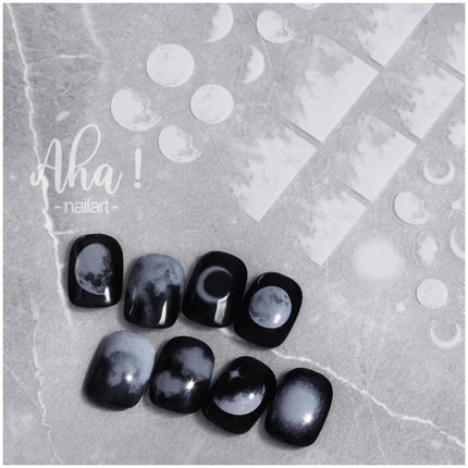 1 cute white cloud nail sticker ultra-thin nail art sticker self-adhesive paper/cloud nail sticker DIY