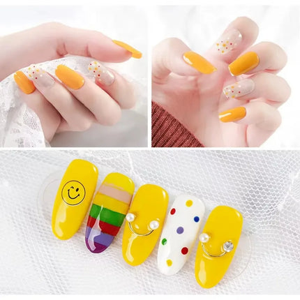 Dual End Wooden Dotting Pen Marble Nail Art Tool Set Manicure Painting Kit 5PCS DIY Nail Design