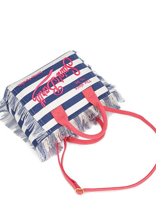 Fashion Classic Women's Tote Bag High Quality Tassel Shoulder Bag Trend Brand Elegant Ladies Beach Bag Designer Luxury Handbag PlatiNum