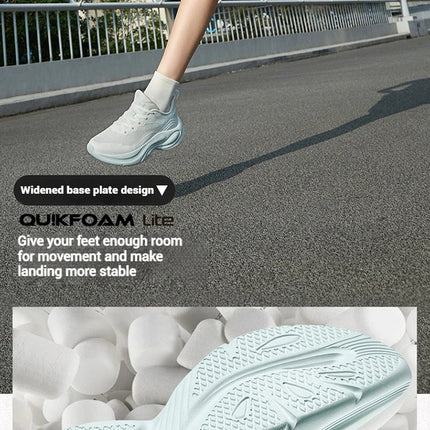 361 Degrees Women Enchanted 2.0 Running Shoes Lightweight Versatile Soft Cushioning Durable Versatile Female Sneakers 682512235 PlatiNum