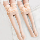 1/2pcs Winter Warm Thick Fleece Pantyhose Women Ladies Thermal Elastic Velvet Tights Stretchy High Waist Leggings Stockings PlatiNum