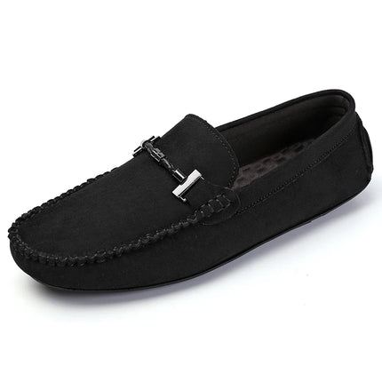 Migliori Mocassini Slip-on da Uomo, Morbidi Mocassini da Guida, Scarpe Basse di Alta Qualità, Scarpe da Passeggio Maschili, Mocassini Casual in Pelle Scamosciata, Scarpe Estive da Uomo