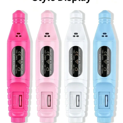 Pen‑Form Manicure Pedicure Grinding Machine Compact Electric Nail Polisher Drill For Daily Nail Grooming And Diy Hand‑Made Nail Creation