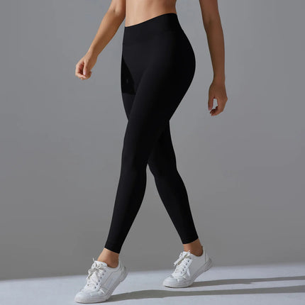 Fitness Sports Leggings Women's High Waist Seamless Yoga Legging Scrunch Butt Breathable Push Up Sports Pants Women Gym Tights PlatiNum
